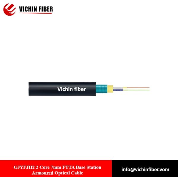 GJYFJH2 2 Core 7mm FTTA Base Station Armoured Optical Cable