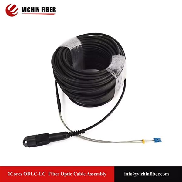 2Cores ODLC-LC  Fiber Optic Cable Assembly