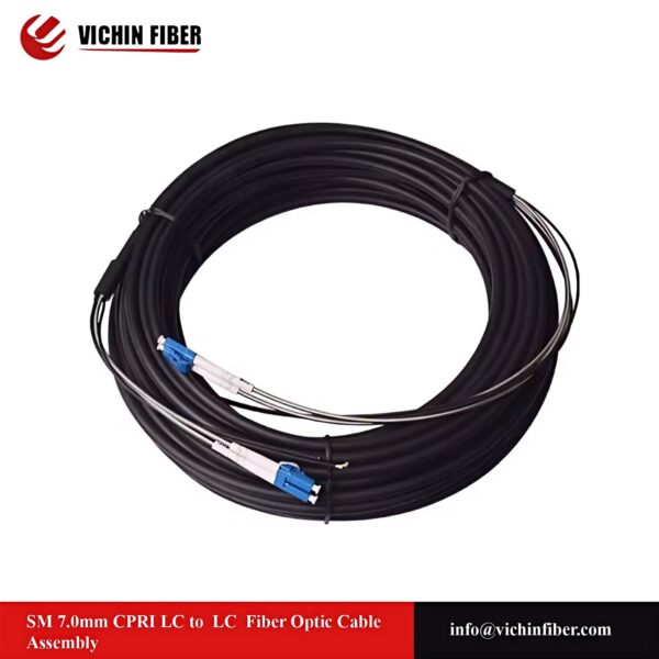SM 7.0mm CPRI LC to  LC  Fiber Optic Cable Assembly