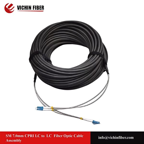 SM 7.0mm CPRI LC to  LC  Fiber Optic Cable Assembly