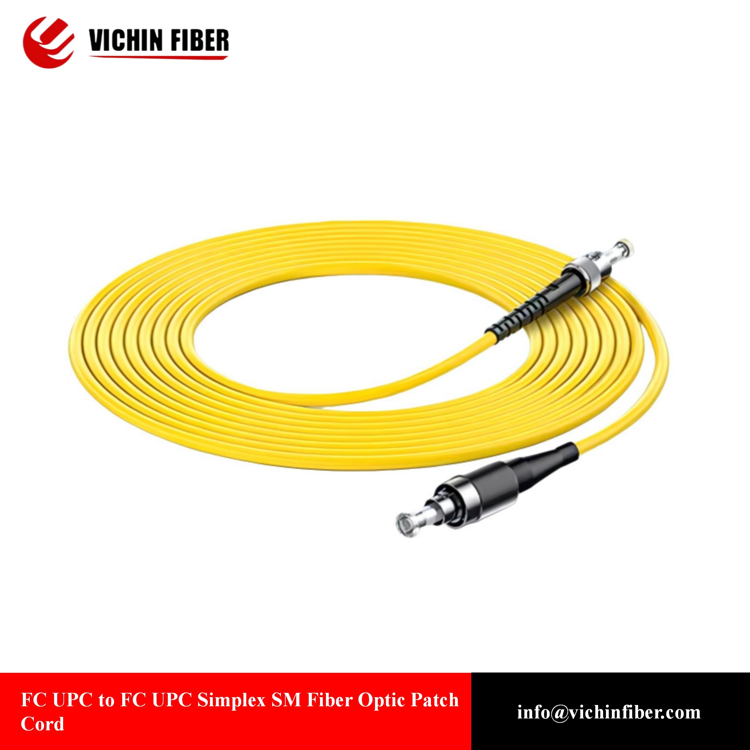 Wholesale FC UPC to FC UPC Simplex SM Fiber Optic Patch Cord ...