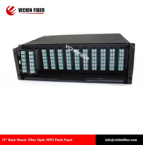 19" 1-3U MPO/MTP-LC  Full cover Fixed Rack mounted Patch panel