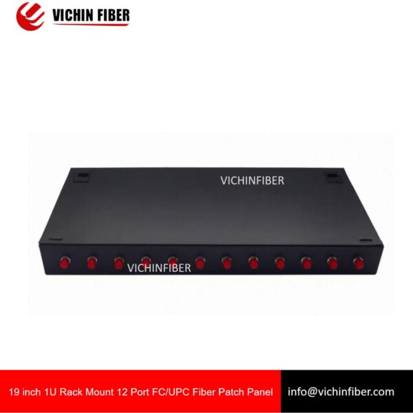19 inch 1U  Fixed Type 12 Port SC/FC/LC Fiber Patch Panel