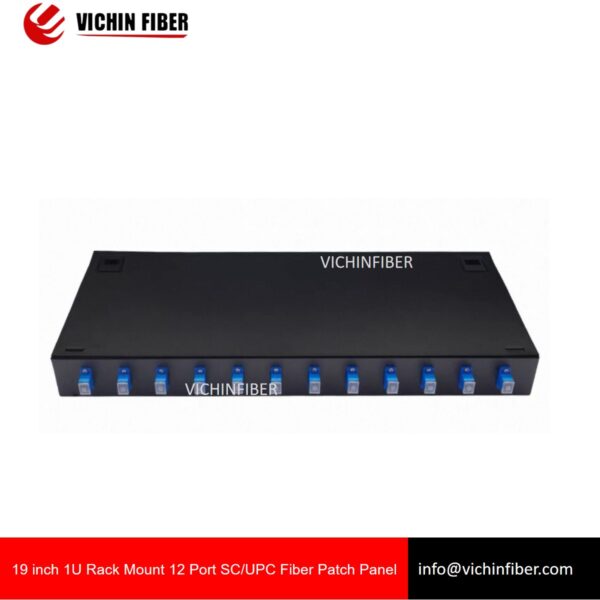 19 inch 1U  Fixed Type 12 Port SC/FC/LC Fiber Patch Panel