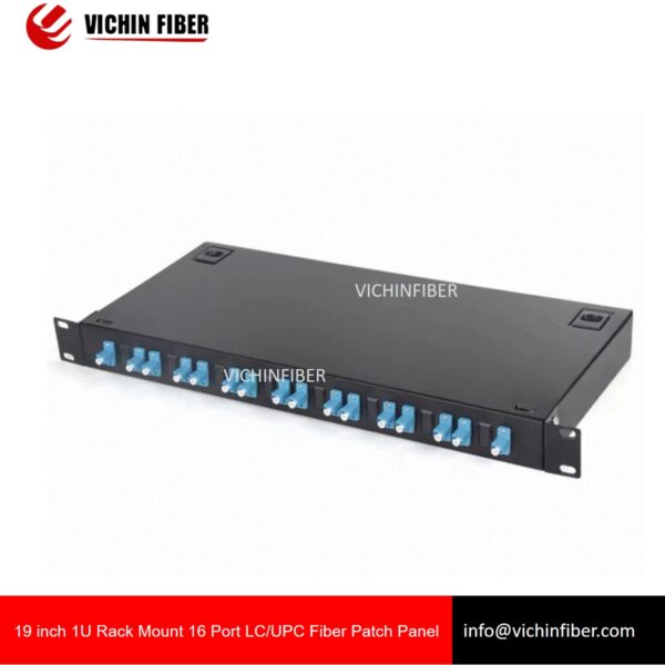 19 inch 1U Rack Mount 16 Port SC/LC Fiber Patch Panel