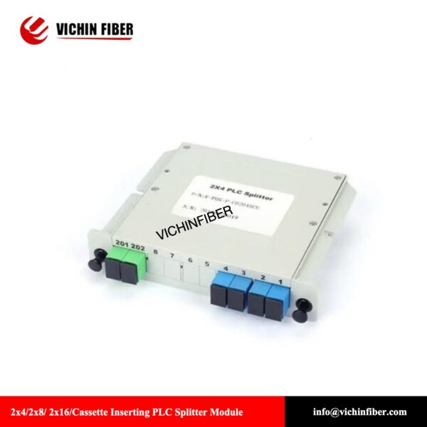 2x4/2x8/ 2x16/ 2x32/2x64Cassette Inserting PLC Splitter Module