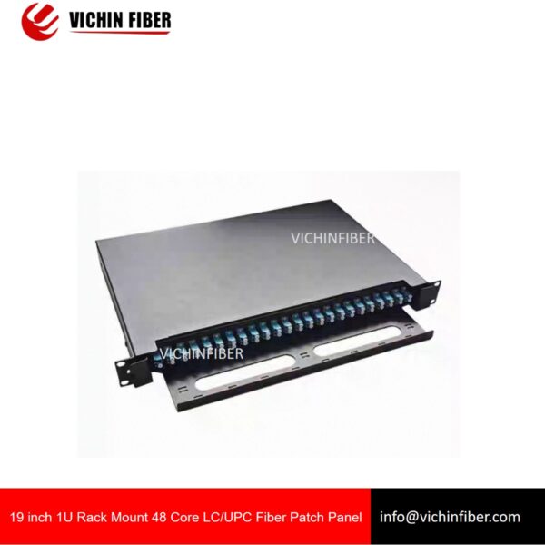 19 inch 1U front-extended 24 Port SC/FC/LC Fiber Patch Panel