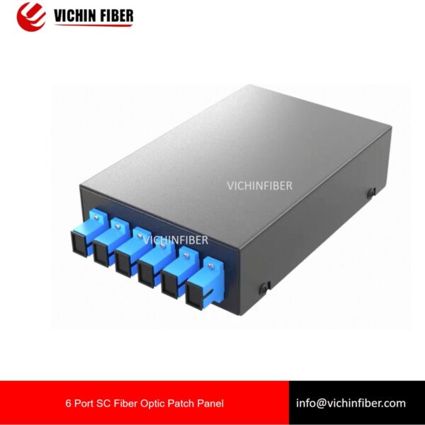 6 Port SC/FC/ST Fiber Optic Patch Panel