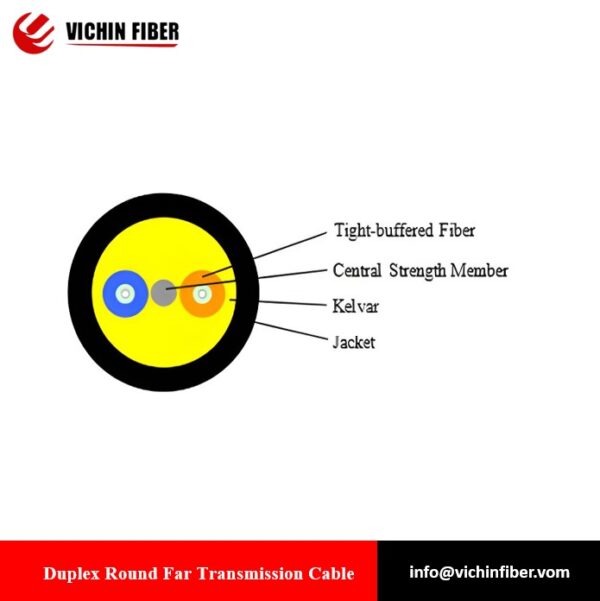 Duplex Round Far Transimission FTTA Base Station Optical Cable