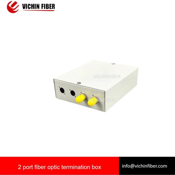 2 port white SC/FC/ST Desktop Mini Fiber Optic Termination Box