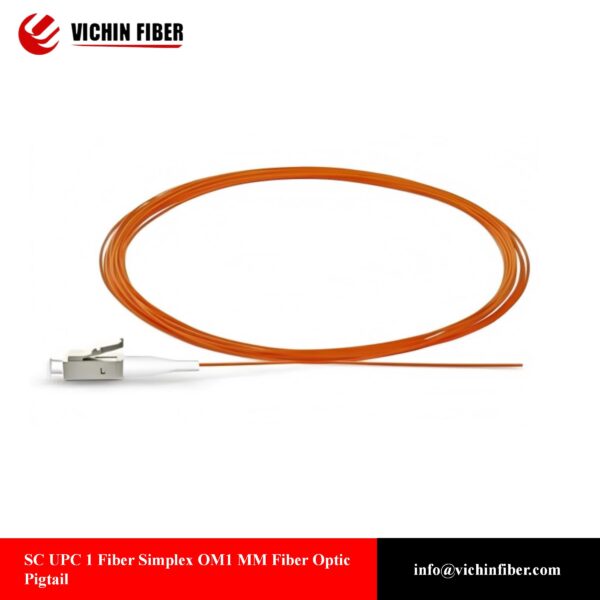 Single Typical 1 Fiber LC Fiber Optic Pigtail