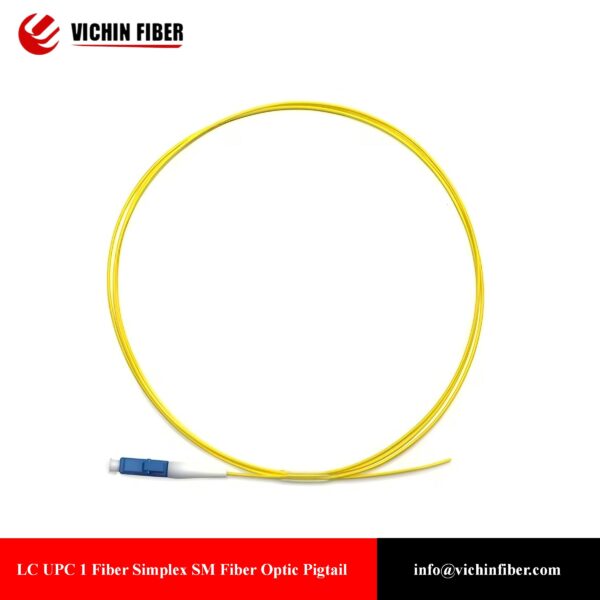 Single Typical 1 Fiber LC Fiber Optic Pigtail