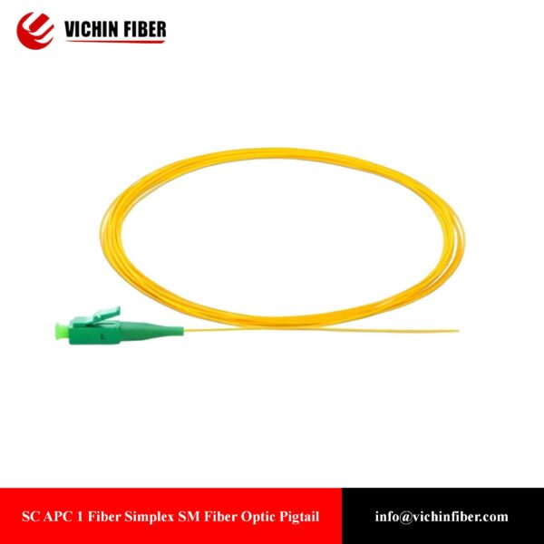 Single Typical 1 Fiber LC Fiber Optic Pigtail