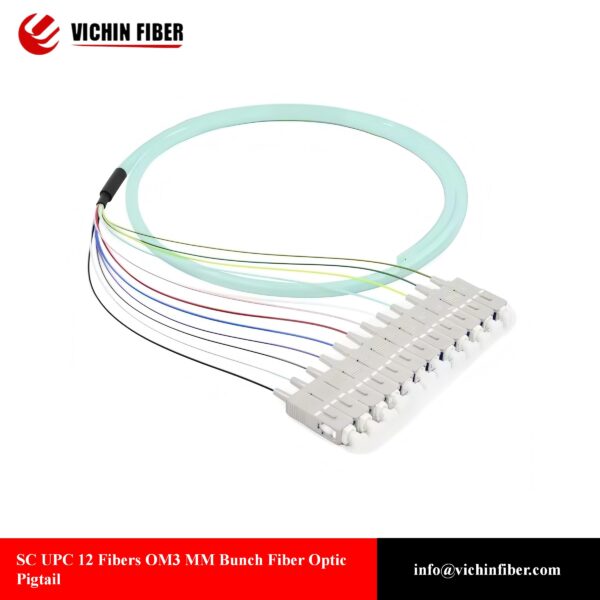Bunch Typical 12 Fibers Fiber Optic Pigtail