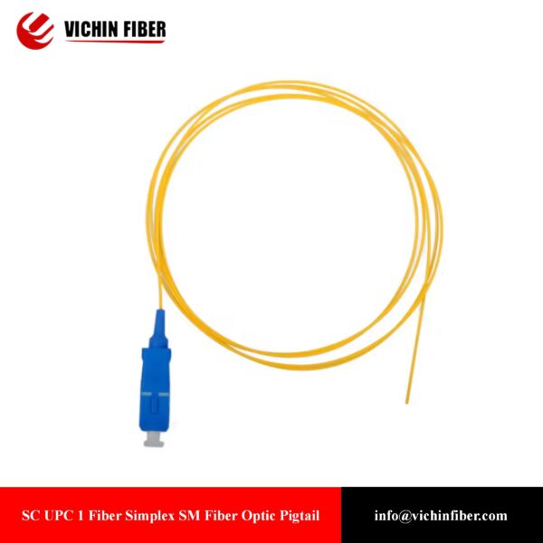Single Typical 1 Fiber SC Fiber Optic Pigtail