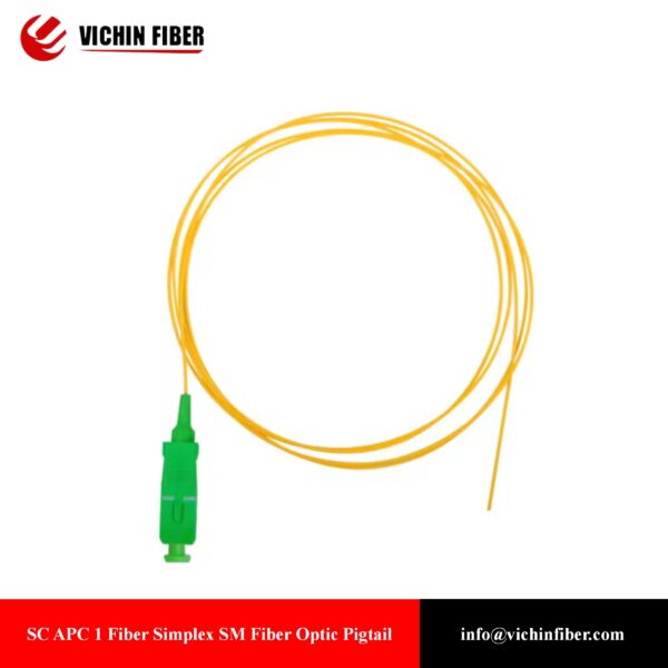 Single Typical 1 Fiber SC Fiber Optic Pigtail