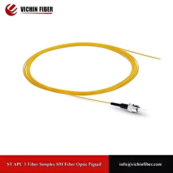 Single Typical 1 Fiber ST Fiber Optic Pigtail